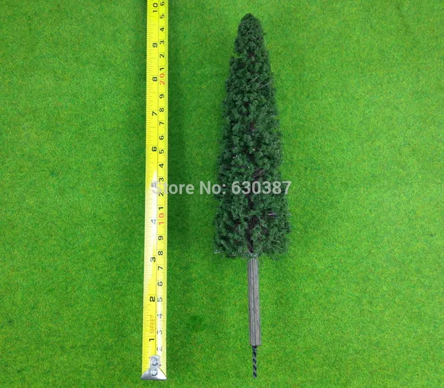 SS220 Model Pine Cedar Trees Deep Green For O G Scale Layout 22cm New