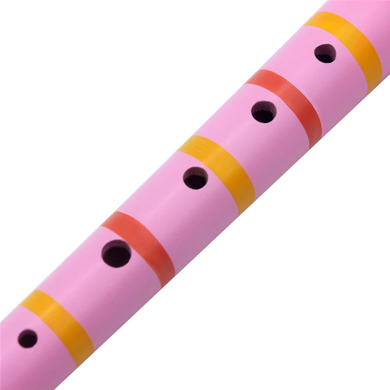 ИРИН 8-флейта с отверстиями кларнет пикколо-труба игрушки Дерево Розовый раннее образование игрушки Музыкальный инструмент образование