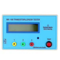 Универсальный Транзистор тестер LCD подсветка диод индуктивность емкость сопротивление ESR метр Для MOS/PNP/NPN L/C/R тестирование