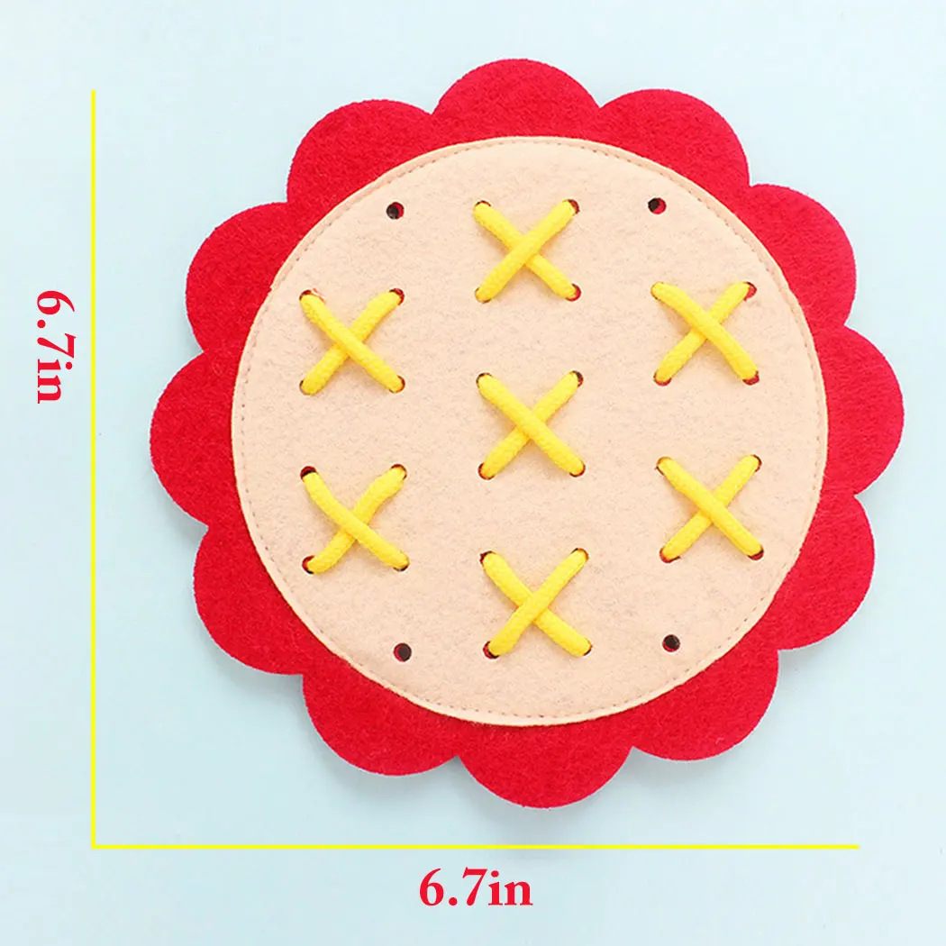  8 Sets Educational Toy Creative Sunflower Lacing Toy Early Teaching Toy for Kids - 33030996340