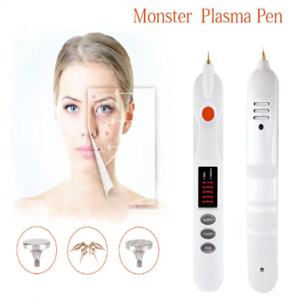

Freckle Wrinkle Mole Removal Ionic Spot Pen Skin Scares Mole Reckles Wrinkles black spot removal plasma pen for eyelid lifting
