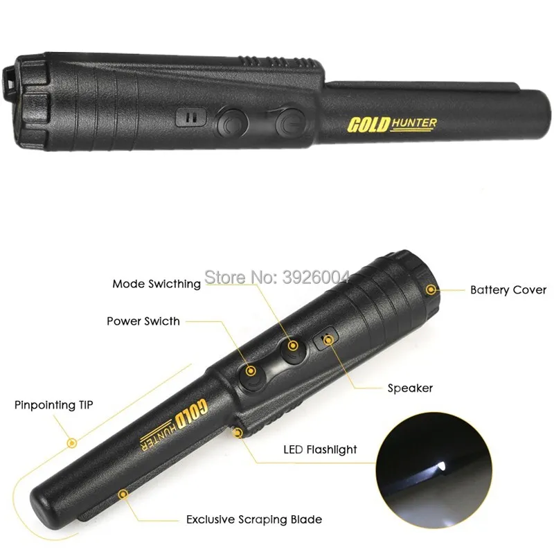 

Gold Hunter pro pointer Portable hand held gold detector pinpointer metal detector