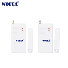 Wofea sensores magnéticos de alarme sem fio do assaltante sistema alarme segurança em casa inteligente para gaveta janela da porta