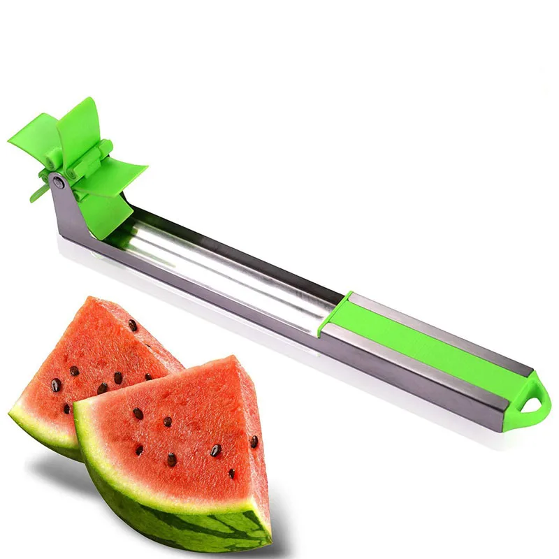 

Cutting Watermelon Artifact Divider Eating Watermelon Windmill Cutter Ding Watermelon Windmill Shaking Slice Cutting Fruit