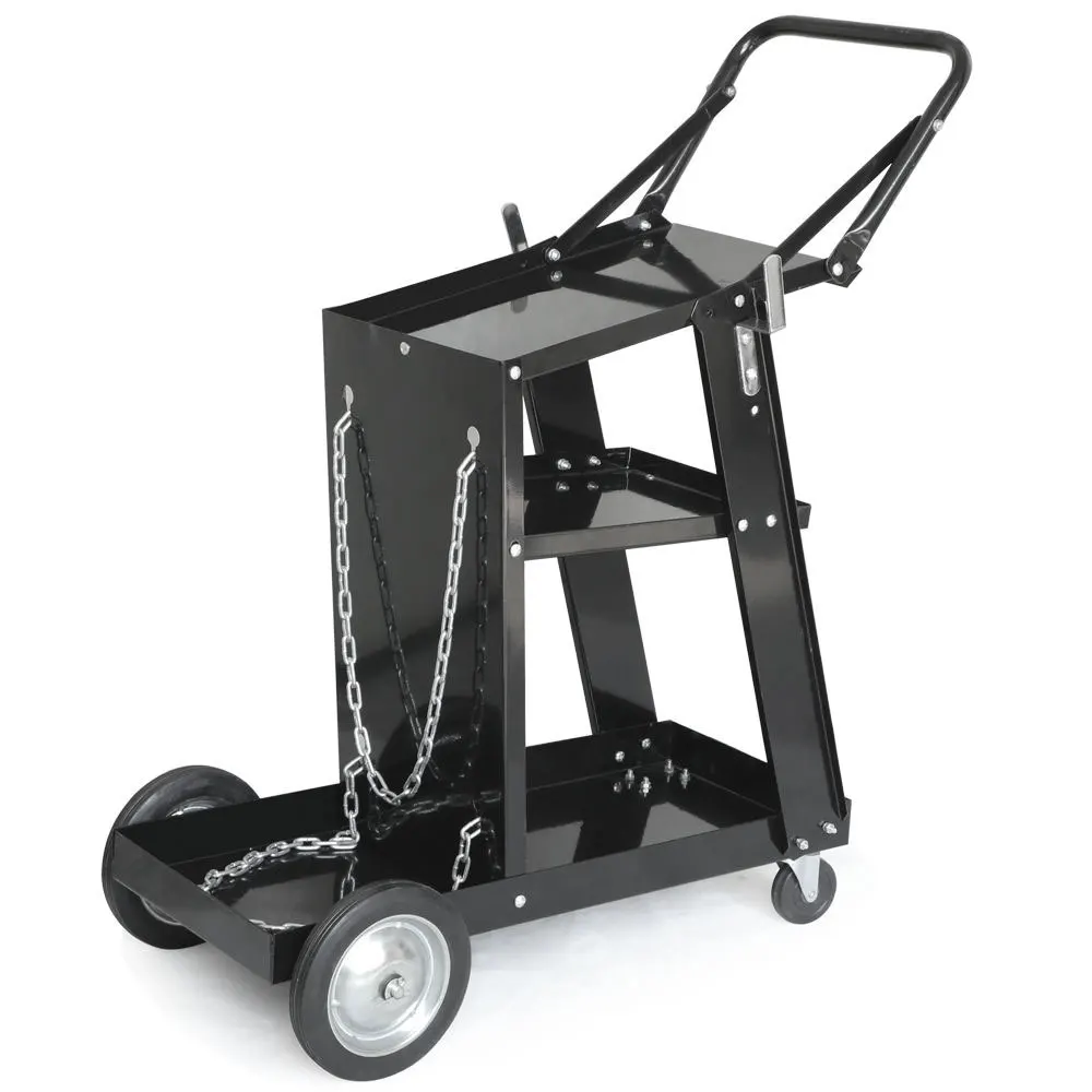 

Professional Welding Cart Plasma Cutting Machine without Drawer Black