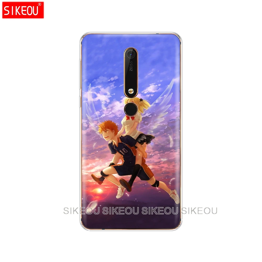 Силиконовый чехол для телефона Nokia 5 3 6 7 PLUS 8 9 /Nokia 1 2 2018 атаки Haikyuu Hinata Аниме Манга
