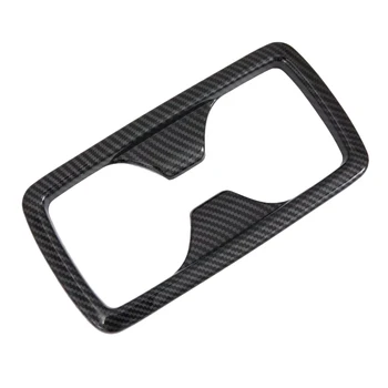

Car Accessories Back Console Water Cup Cover Trim Carbon Style 1pc for Toyota RAV4 XA50 2019 2020