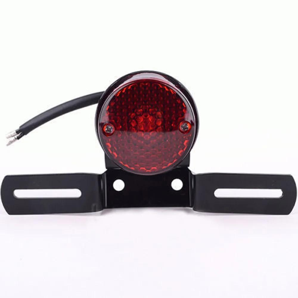 Задний фонарь для мотоцикла светодиодный задний Harley Scooter Chopper Cafe Racer 883 Custom Bobber Red