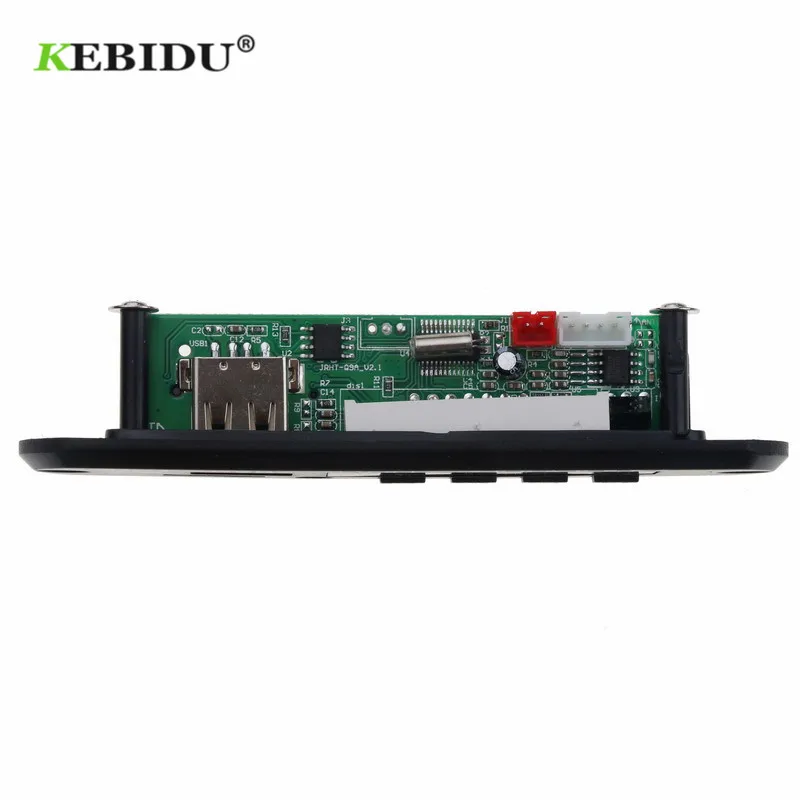 MP3 модуль Kebidu 5 в 12 В постоянного тока декодер плата TF FM радио аудио mp3 плеер AUX 3 мм