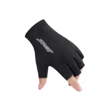 Водонепроницаемые Нескользящие дышащие перчатки для рыбалки перчатки на половину пальца прочные перчатки для рыбалки для велоспорта фитнес Карп Рыбалка Новинка
