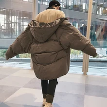 2019 зимние мужские снежные куртки мода Cap хлопка-ватник Homme одежда мужской персиковая кожа свобо