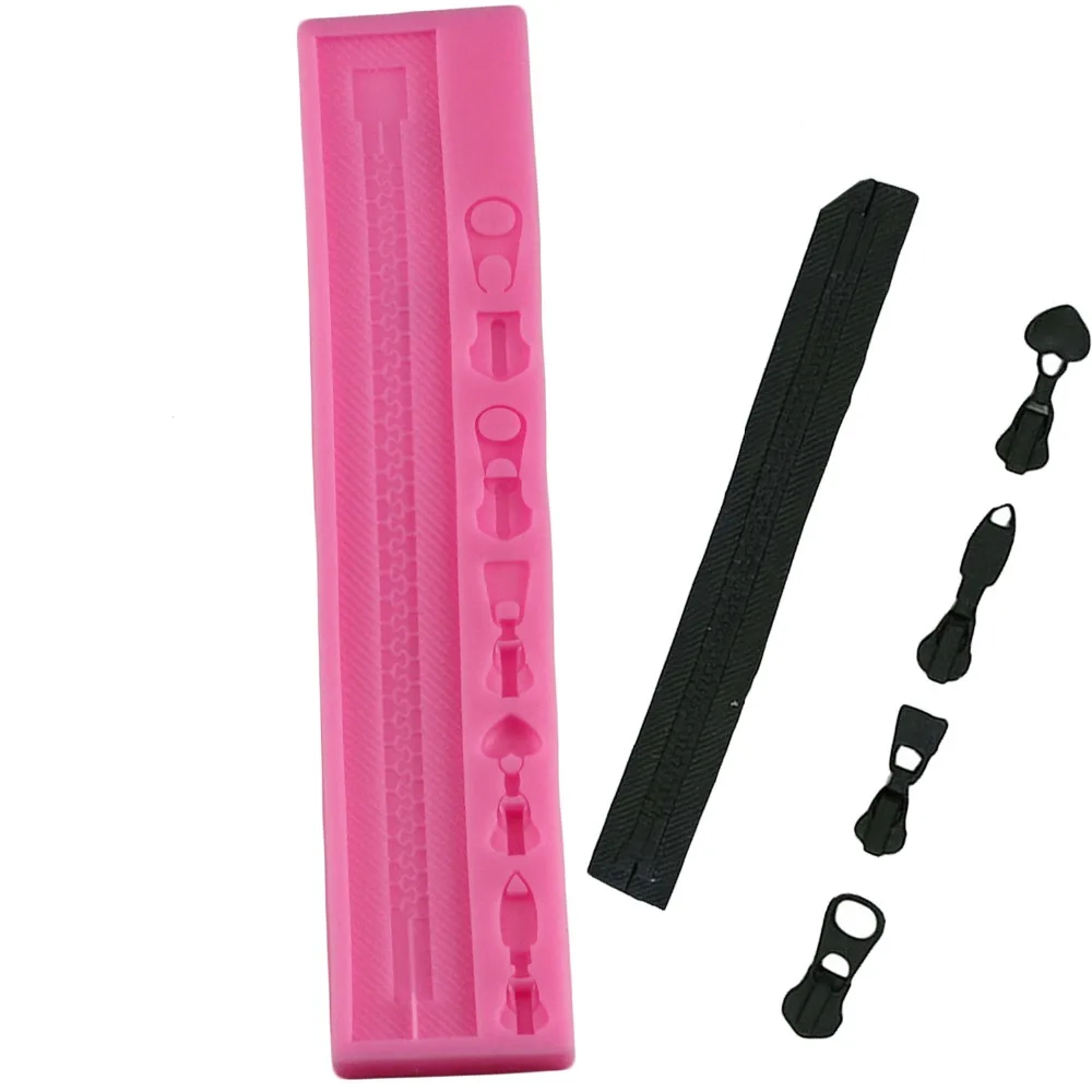 

Zipper Silicone Cake Mold Chocolate Jelly Baking Mould Sugar Craft Tools Fondant Cake Decorating