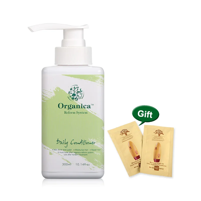 

Organica 300ml Care For Hair Organic After Keratin Treatment Daily Conditioner Repair and Smooth Damaged Hair Nice Smell Jasmine