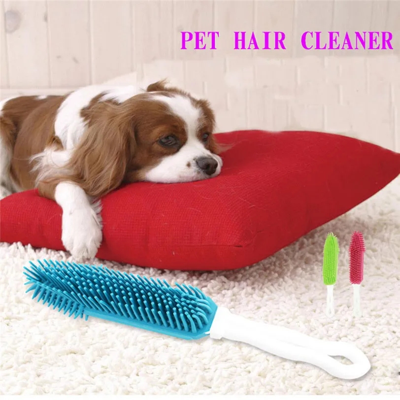 Buy Silicone Pet Dog Cat Groom Hair Remover Brush