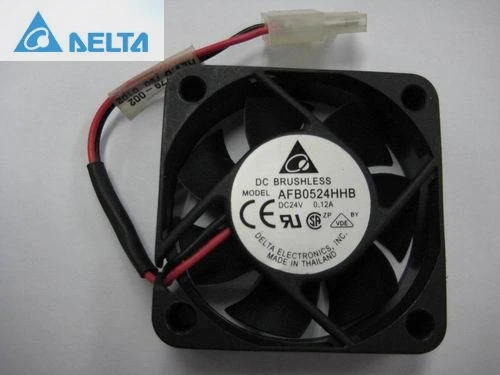 

Delta AFB0524HHB 5cm 50mm 24V 0.12A dual ball bearing fan server 5015 50x50x15mm 5cm