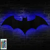3D Batman 7 Color Mirror LED Remote Control Night Light Porch Channel Projection Wall lamp Kids Holiday Gift USB Power Supply ► Photo 3/6