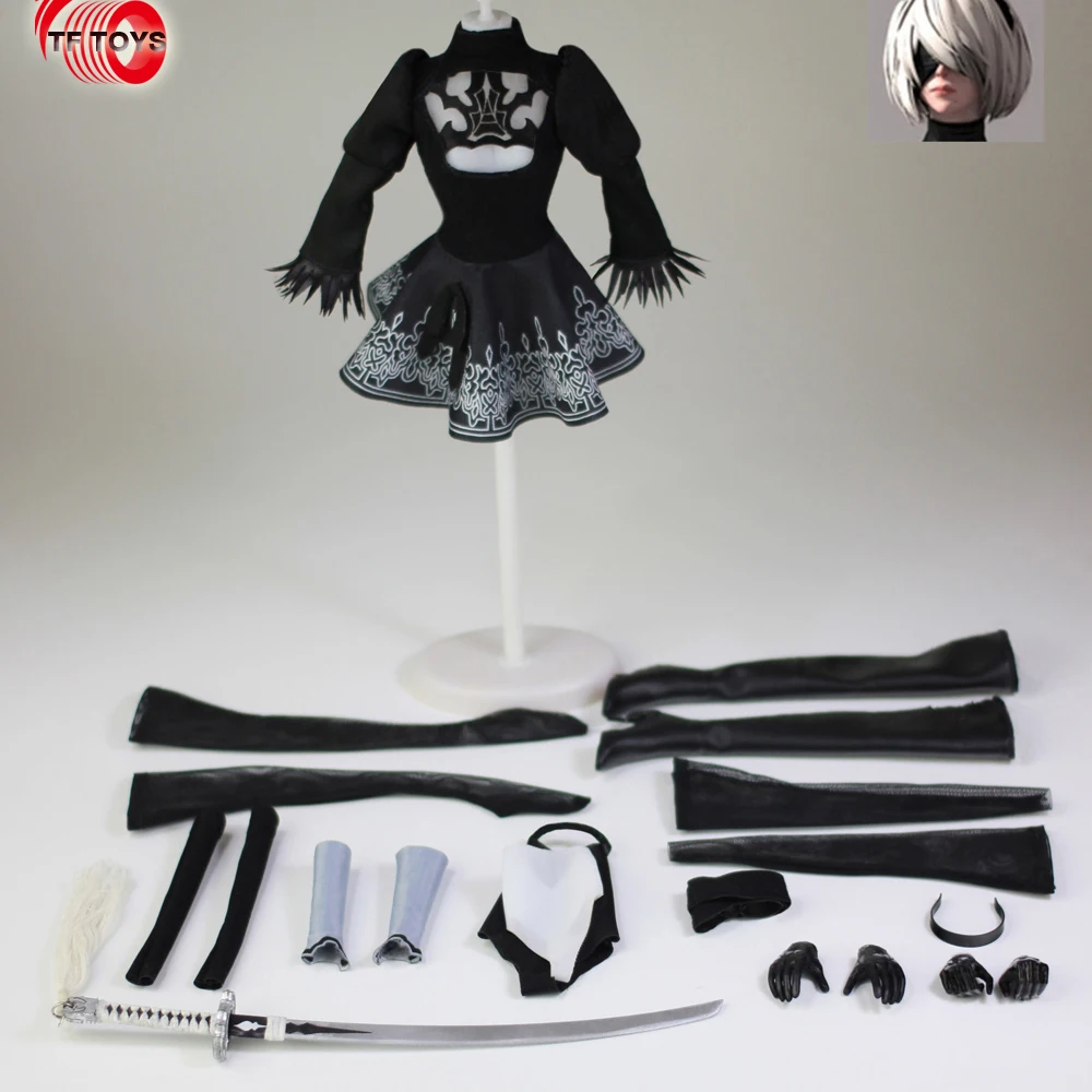 Экшн фигурки TF TOYS TF01 масштаб 1/6 аниме платье фавото возраст YoRHa 2B нейер Нил: