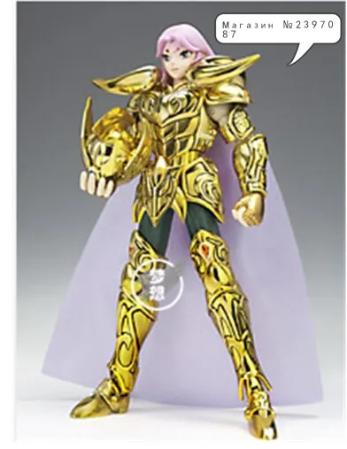 Bandai японская версия ST Seiya 1,0 золото Sent of Aries mu старая версия Золотой Металл