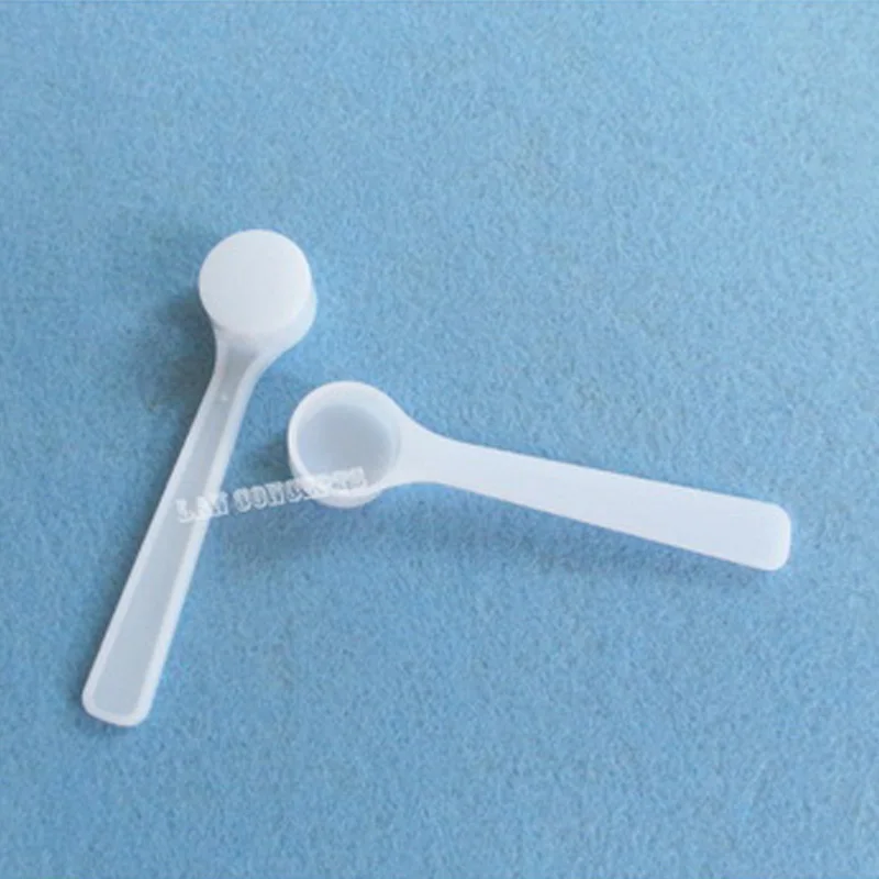 0.5g 1ml PP spoon plastic measuring scoop 70X16X10.5mm 1