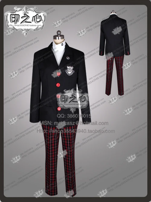 

2016 Persona 5 protagonist Hero Arsene Cosplay Costume