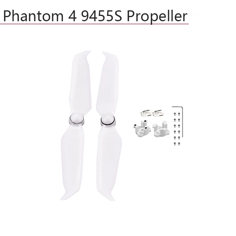 2pcs Quick Release Blade 9455S Low Noise Propeller Blades CW CCW with Props Mount for DJI Phantom 4 Pro 4A Advanced | Электроника