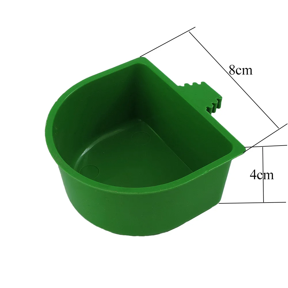 5 шт. полукруг еда для попугая чаша с ручкой голубь в виде голубя пищевой контейнер висящий на Кормушке кормушка аксессуары