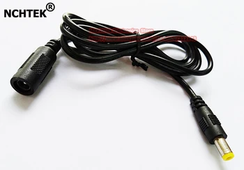 

NCHTEK DC Power Jack 5.5x2.1mm Male Plug to Female Extension Adapter Cable Wire For CCTV, 5.5/2.1mm FM, 1.2M/Free shipping/25PCS