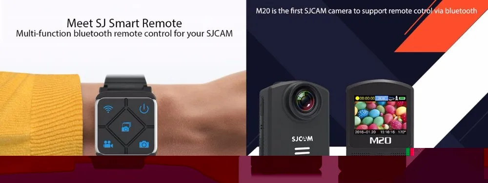 Оригинальная SJCAM M20 WiFi гироскоп Novatek 96660 возможностью погружения на глубину до 30 м Водонепроницаемый Спортивная Экшн-камера Камера+ дополнительная Батарея+ Батарея Зарядное устройство