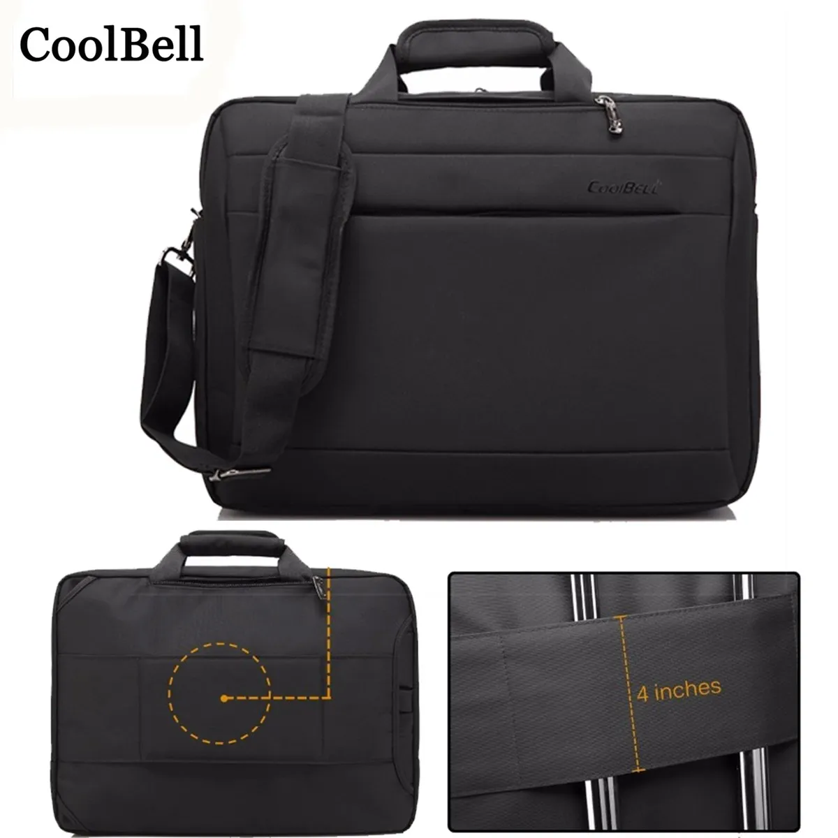 Waterproof Messenger for macbook pro 15.6 17.3 inch Laptop bags Shoulders Computer Bag for Men ...