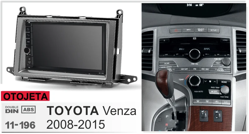 Perfect Car radio with frame Android 9.1 Autoradio GPS Player for Toyota Venza 2008-2015 Multimedia recorder stereo device 0