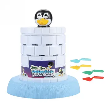 

New Kids Interaction Table Game Toys Interesting Penguin Rescue Ice Removing Educational Toy Set For Children Table Play Game