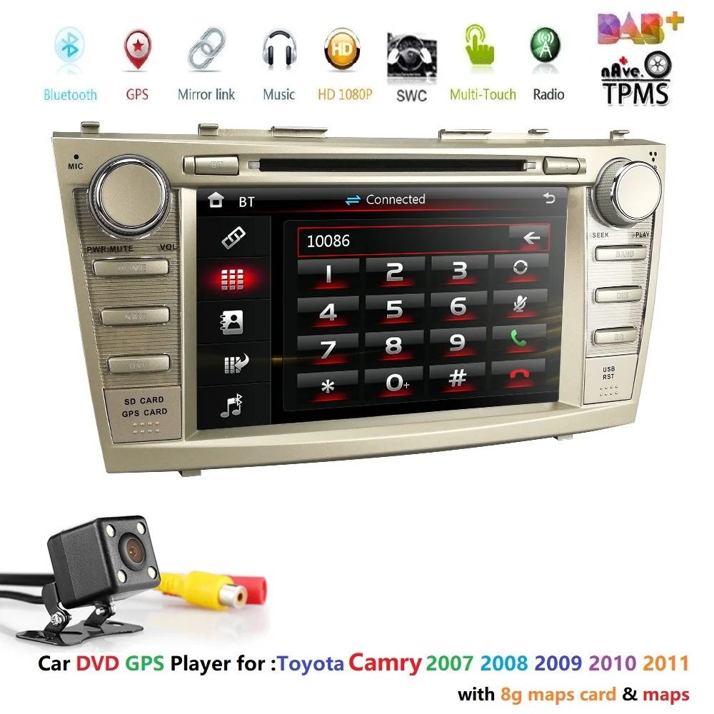 Top Hizpo 2 Din Car Radio GPS Car DVD Player For Toyota Camry 2007 2008 2009 2010 2011 Aurion 2006 Car Audio SWC 3 Top Hizpo 2 Din Car Radio GPS Car DVD Player For Toyota Camry 2007 2008 2009 2010 2011 Aurion 2006 Car Audio SWC 3