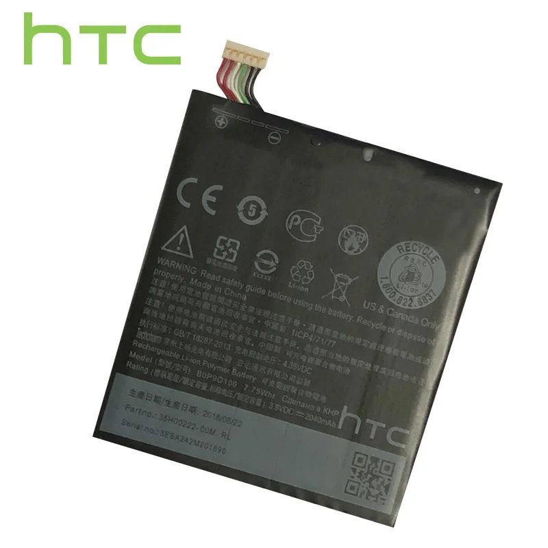 

HTC Original B0P9O100 / BOP9O100 Replacement Li-Polymer Battery For HTC Desire 612 D610 D610n D610t 610 612 D610n D610t