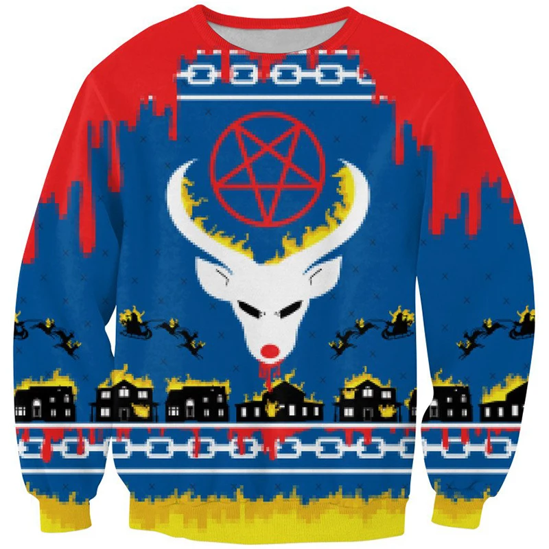 Satan`s Christmas Crewneck Sweatshirt