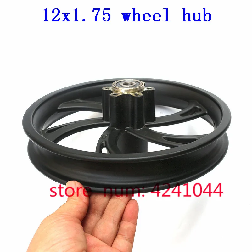 12 inch alloy rims x1.75 wheel hub use 1/2 X 2 1/4 1/2x2.75 Tire inner tube fits Many Gas Electric Scooters e-Bike