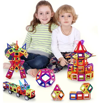 

58Pcs/Lot Dinosaur Magnetic Designer Building Blocks Models 3D DIY Plastic Creative Bricks Learning Educational Toy Kid Gifts