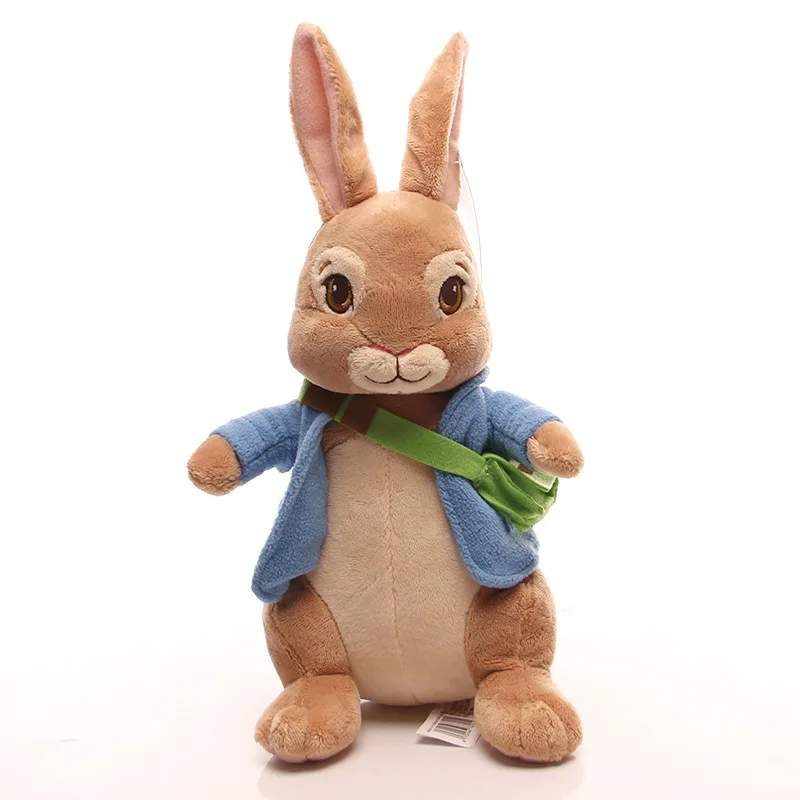 30cm Moive Peter Rabbit Plush Toys Doll Lily Benjamin Peter Bunny Rabbit Plush Soft Stuffed Animals Toys for Children Kids Gifts - Цвет: 30cm Peter