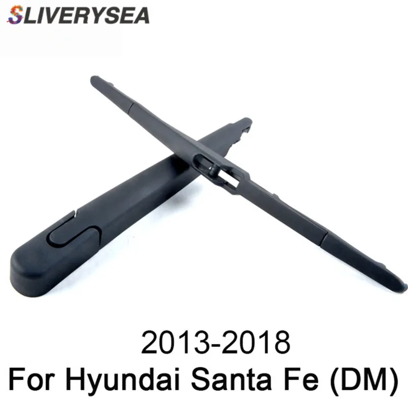 

SLIVERYSEA 14'' Rear Wiper Arm And Blade For Hyundai Santa Fe (DM) 2013-2018 High Quality Natural Rubber Auto Car Accessories