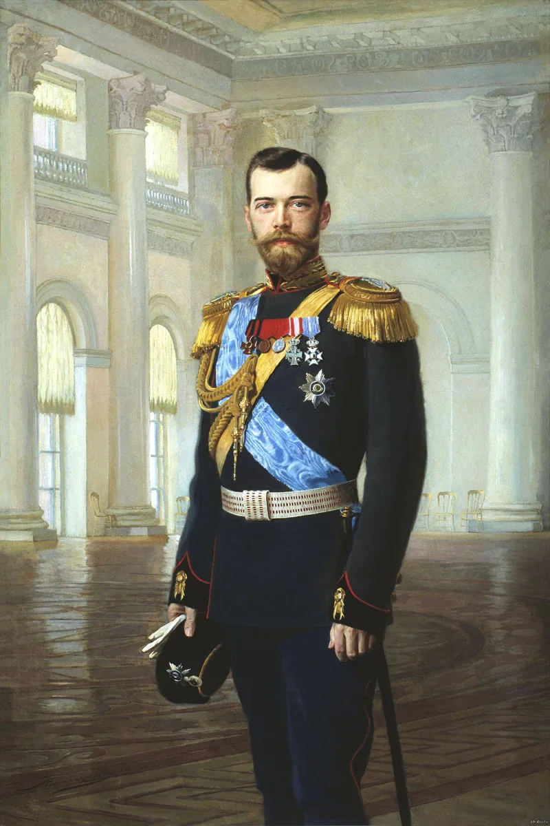 

24" inch # GOOD ART & Russian THE TSAR Nicholas II of Russia painting ON CANVAS PRINT oil painting on canvas-FREE SHIPPING
