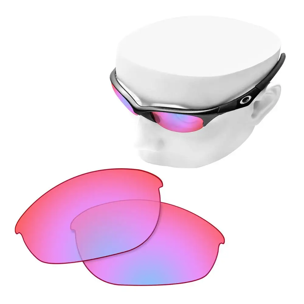 

OOWLIT Polarized Replacement Lenses of Cobalt Pink for-Oakley Half Jacket Sunglasses