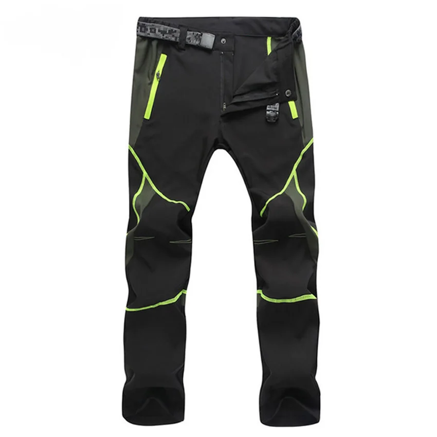 Mountainskin de los hombres de verano de las mujeres de secado rápido Pantalones deportivos al aire libre senderismo pesca senderismo Camping Mujer Pantalones elásticos VA208