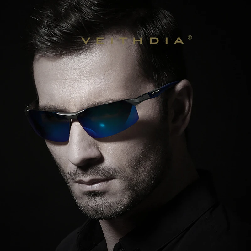 Koop VEITHDIA Gepolariseerde Zonnebril Mannen Nieuwe Collectie Merk Designer Zonnebril Met Originele Doos gafas oculos de sol masculino 6589