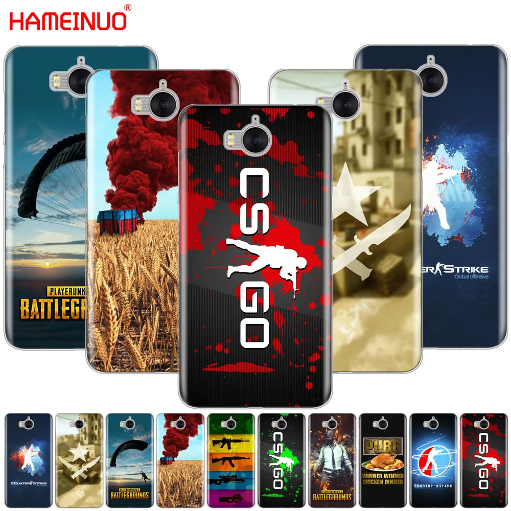 HAMEINUO Counter Strike CS GO и PUBG чехол для сотового телефона huawei honor 3C 4X 4C 5C 5X 6 7 Y3 Y6 Y5 2 II Y560