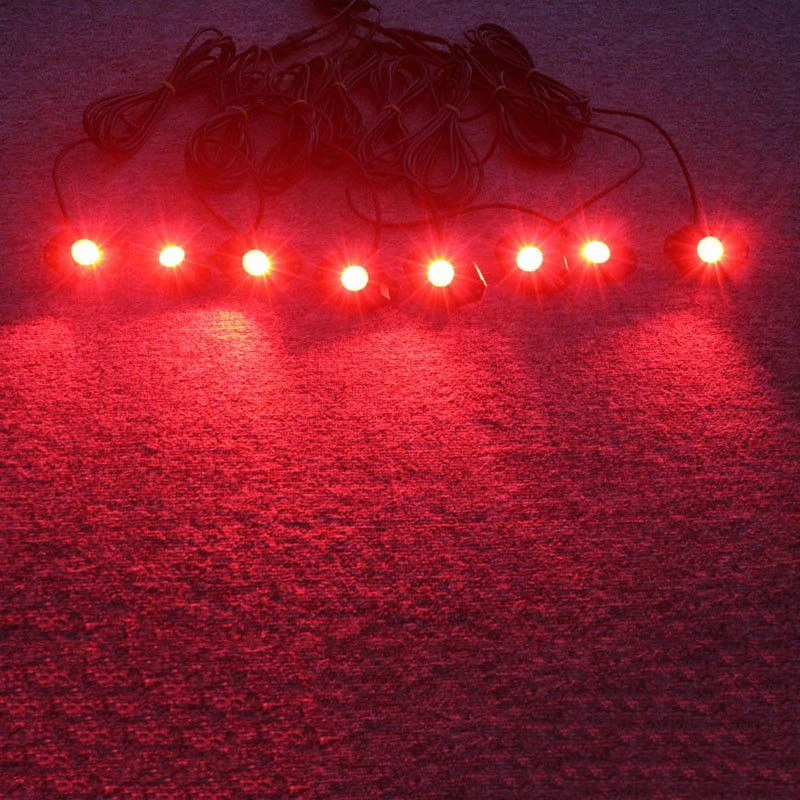Водонепроницаемый 8x RGB светодиодный свет рок беспроводной контроль светодиодный мигание музыки для джипа внедорожника