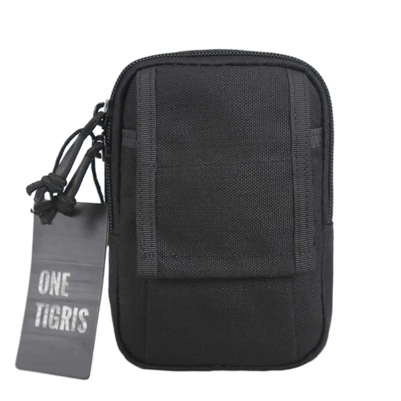 OneTigris Мужская спортивная сумка на пояс для бега, тактическая мини сумка для повседневного использования, подходит для 5," iPhone смартфонов