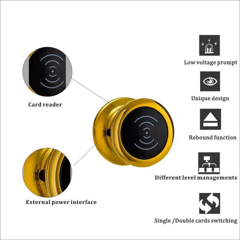 Электронный замок шкафчика для спортзала RFID замок шкафа с внешним источником питания