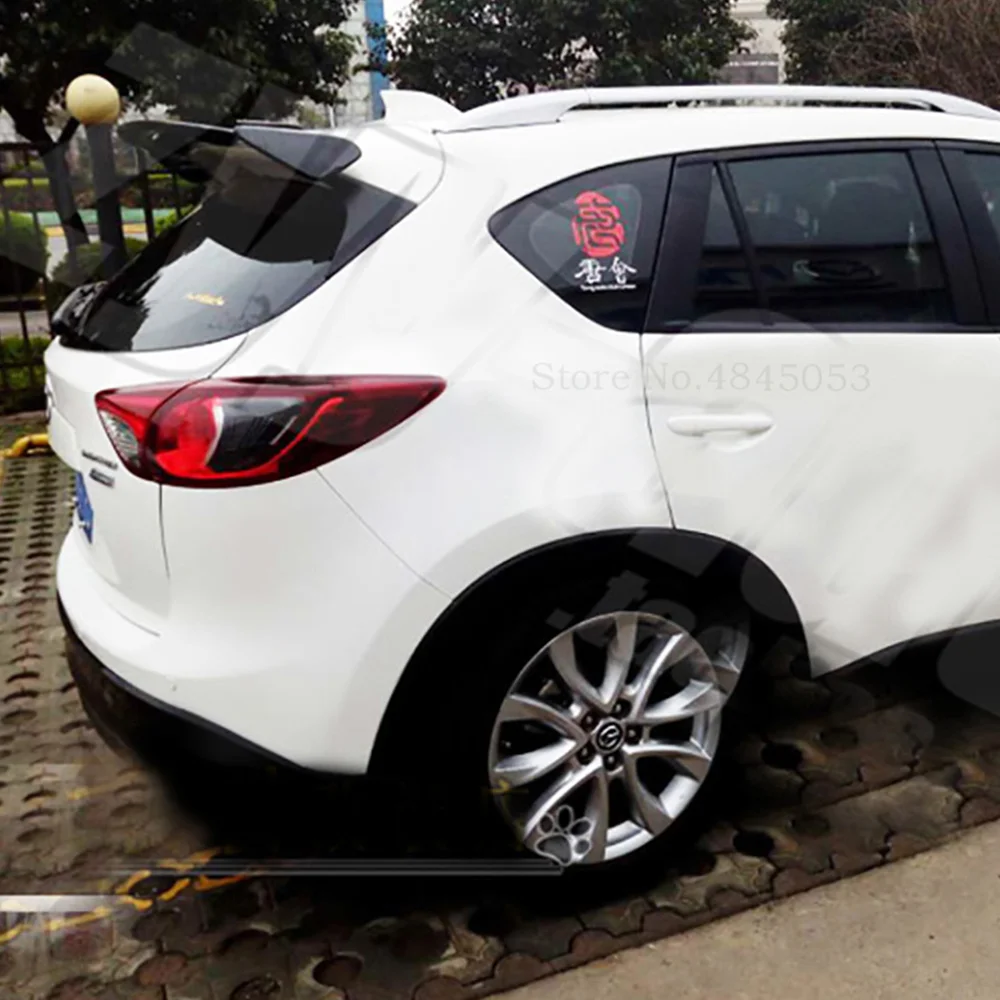 Для Mazda CX-5 CX5 2011 2012 2013 углеродного волокна задний спойлер для багажника автомобиля хвост крыло спойлер автомобиля для укладки волос