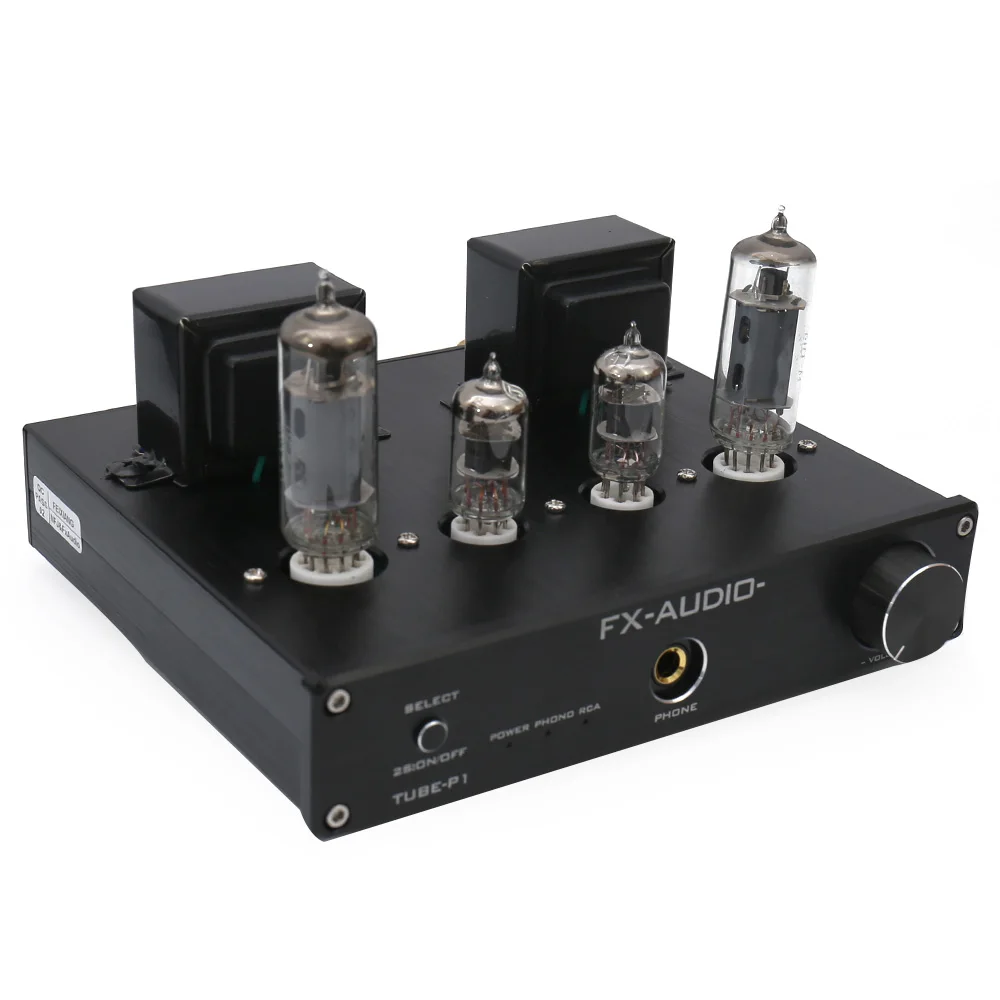 FX-Audio TUBE-P1 HIFI MCU несимметричный классический Desktop Мощность ламповый усилитель