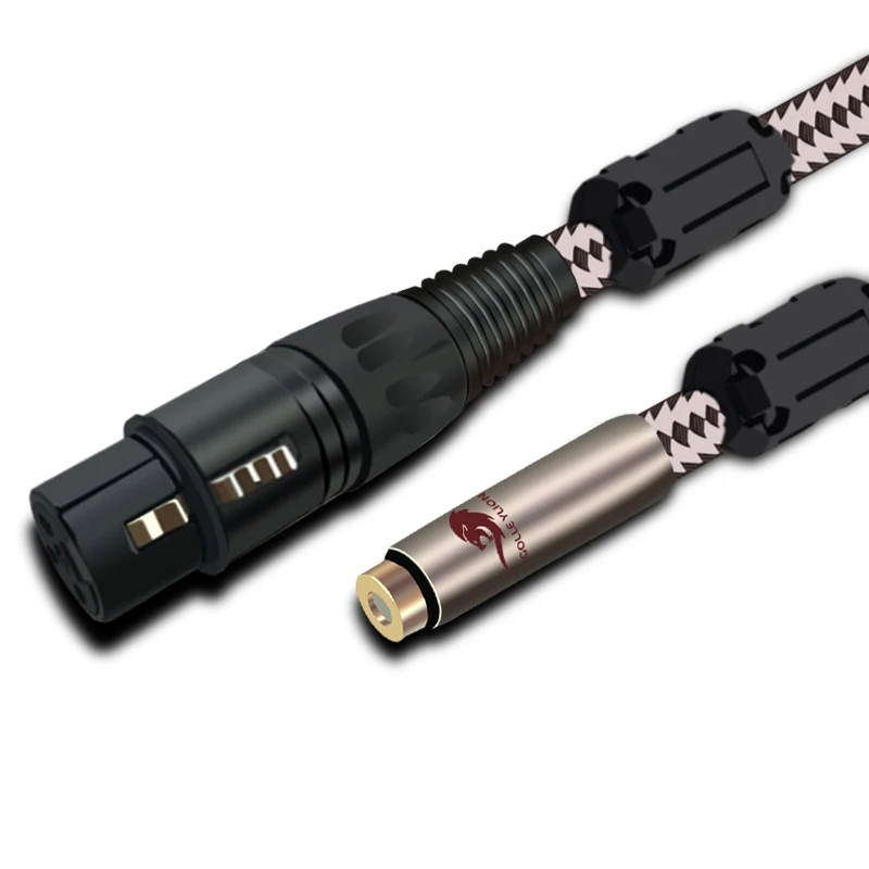 Аудиокабель Mini Jack 1/8 &quotМама 3 5 мм к XLR мама Pin разъем для AMP микшера OFC динамик