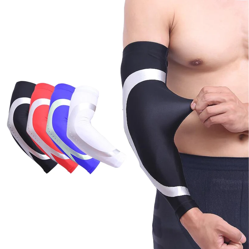1Pcs Breathable Quick Dry UV Protection Running Arm Sleeves Basketball